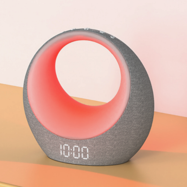 baby sleep device with night light and music